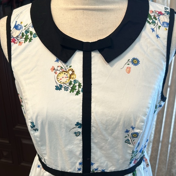 Disney Alice In Wonderland Tea Time A Line Dress - Picture 7 of 8